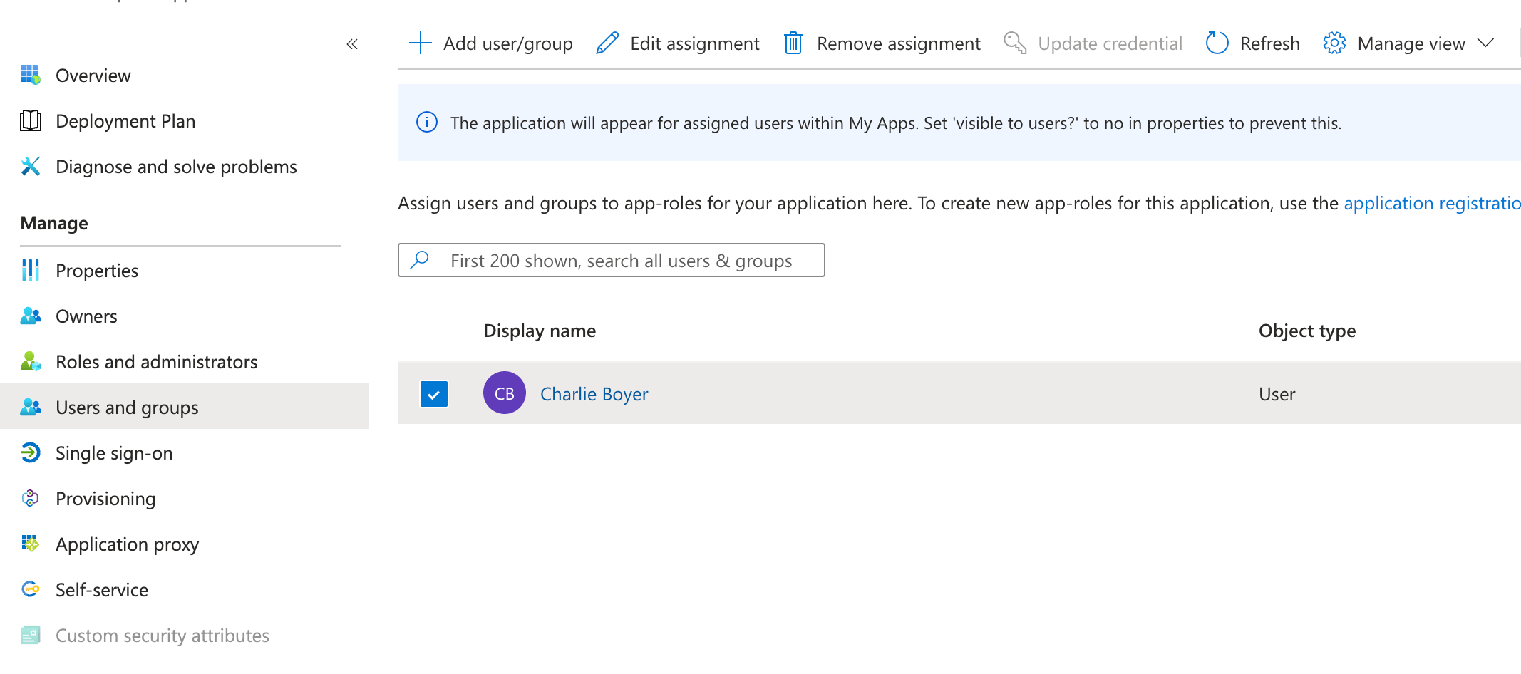 Entra ID SCIM User and Group Assignment